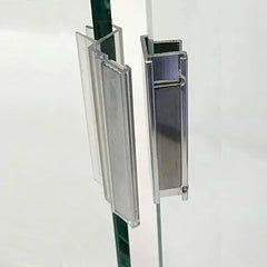 Shower Corner Door - Aluminum Latch