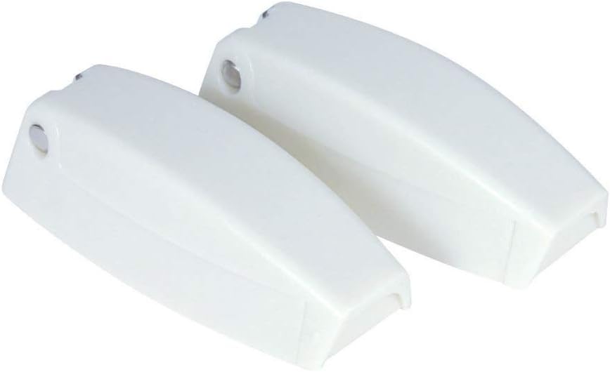 Camco Baggage Door Catches, Polar White, 2-Pack