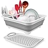 Collapsible Dish Drying Rack with Drainboard – RV Parts Giant