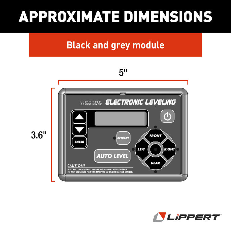 Lippert Ground Control Leveling System Touchpad - view 2