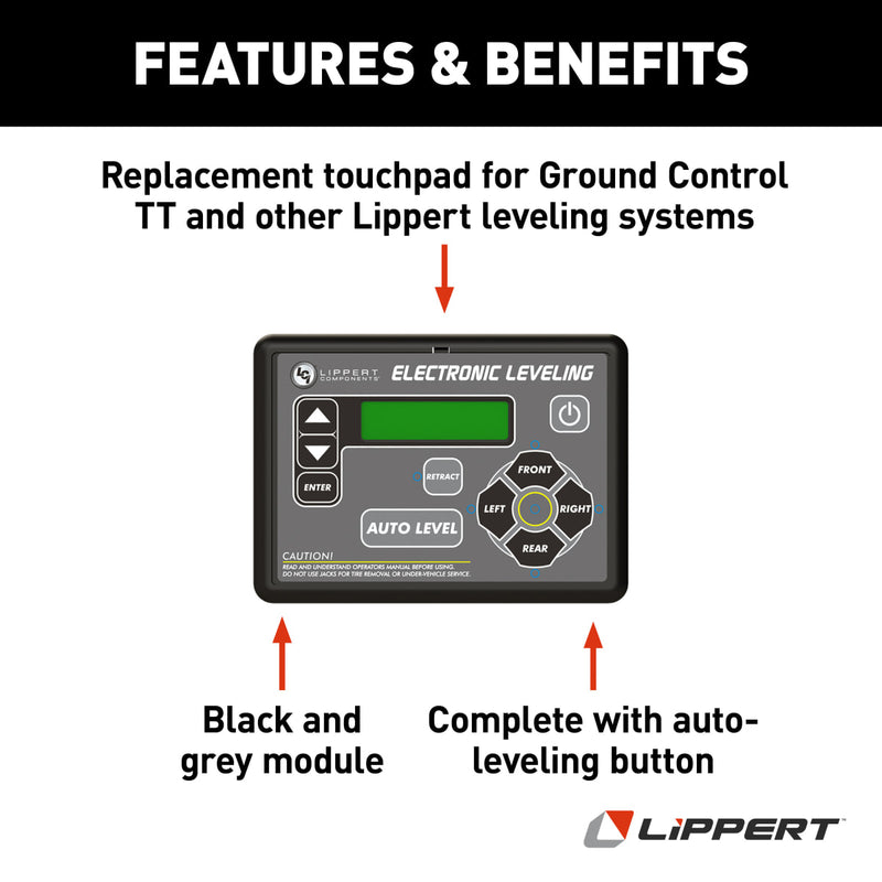 Lippert Ground Control Leveling System Touchpad - view 4