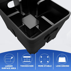 Trailer jack stabilizer blocks 2-pack