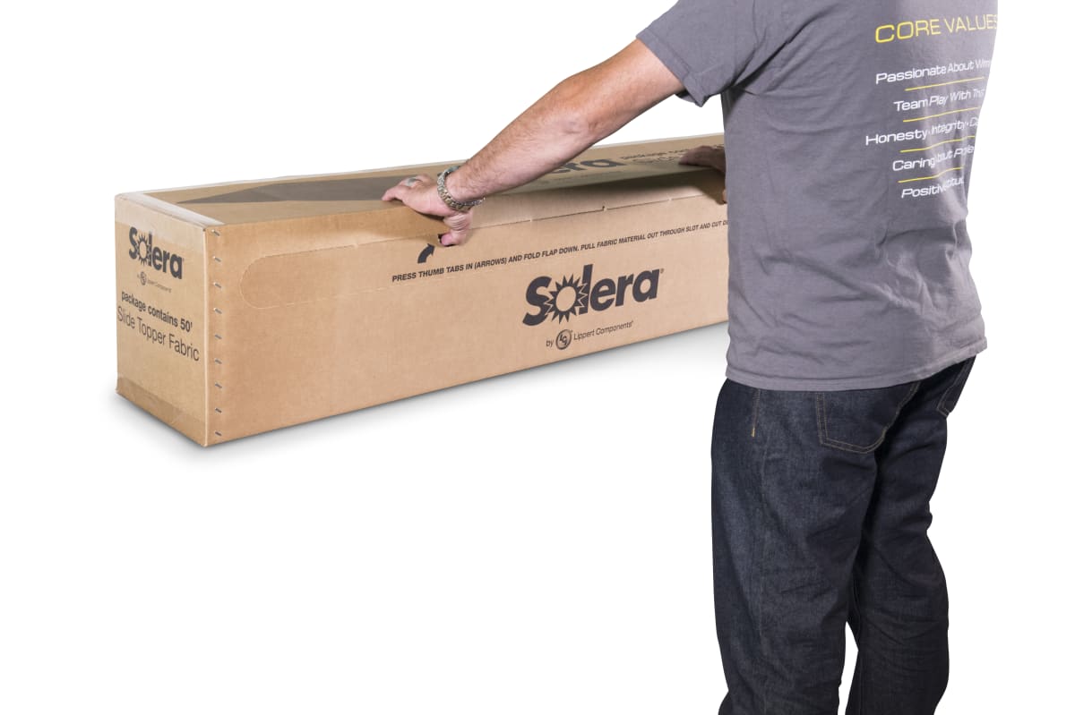 Solera Universal RV Slide Topper Replacement Fabric, Cut-to-Fit 50' Roll - view 4