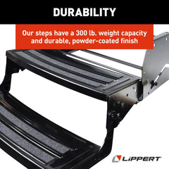 Lippert 24" Radius Double Manual RV Entry Step - view 5