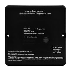 Safe-T-Alert 45-742-BL CO and propane alarm, black