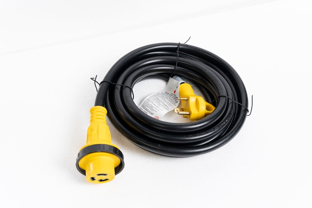 30A Generator Cord L5-30P to TT-30R | 20 ft, 10 AWG Shore Power Set – RV Parts Giant