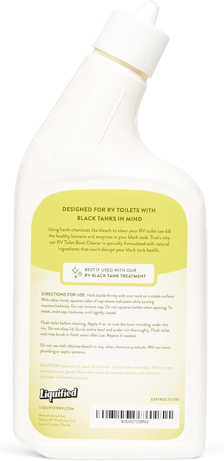 Liquified RV toilet bowl cleaner 24 oz
