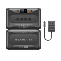 BLUETTI Apex 300 with B500K expansion battery and Hub D1