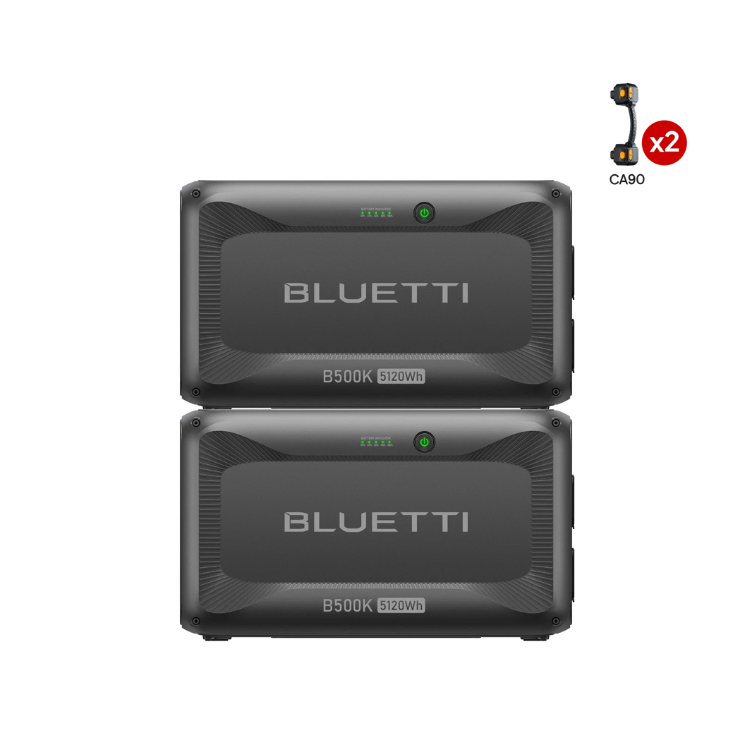 BLUETTI two B500K expansion batteries for Apex 300 power station