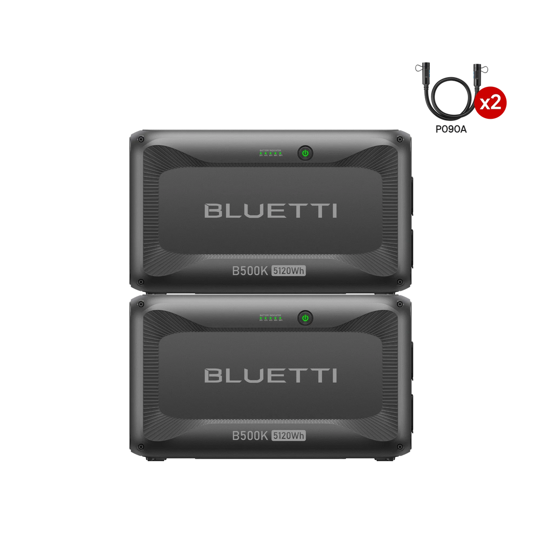 BLUETTI two B500K expansion batteries for AC300 and AC200L