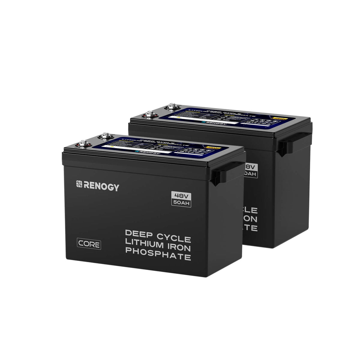 Renogy Core 48V 50Ah smart LiFePO4 battery with self-heating