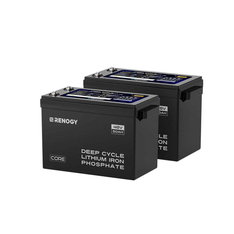 Renogy Core 48V 50Ah smart LiFePO4 battery with self-heating
