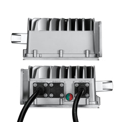 Rich Solar 48V (57.6V) Waterproof LiFePO4 Charger 20A / 25A, 100-240V AC, 8-in-1 Protection, Fan-Cooled