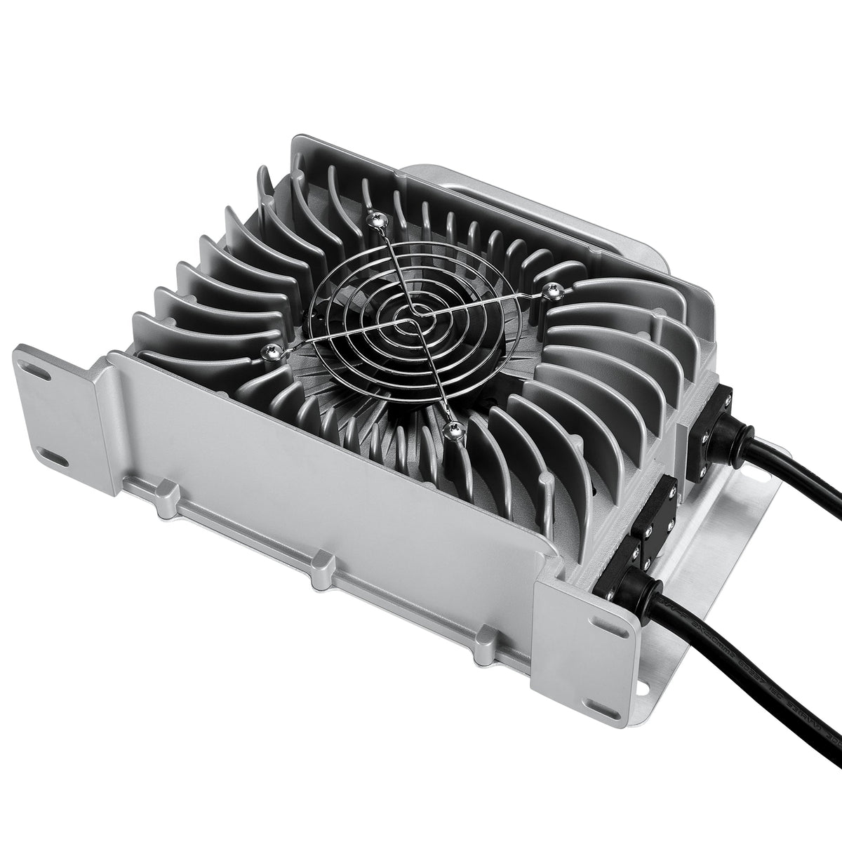 Rich Solar 48V (57.6V) Waterproof LiFePO4 Charger 20A / 25A, 100-240V AC, 8-in-1 Protection, Fan-Cooled