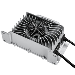 Rich Solar 48V (57.6V) Waterproof LiFePO4 Charger 20A / 25A, 100-240V AC, 8-in-1 Protection, Fan-Cooled