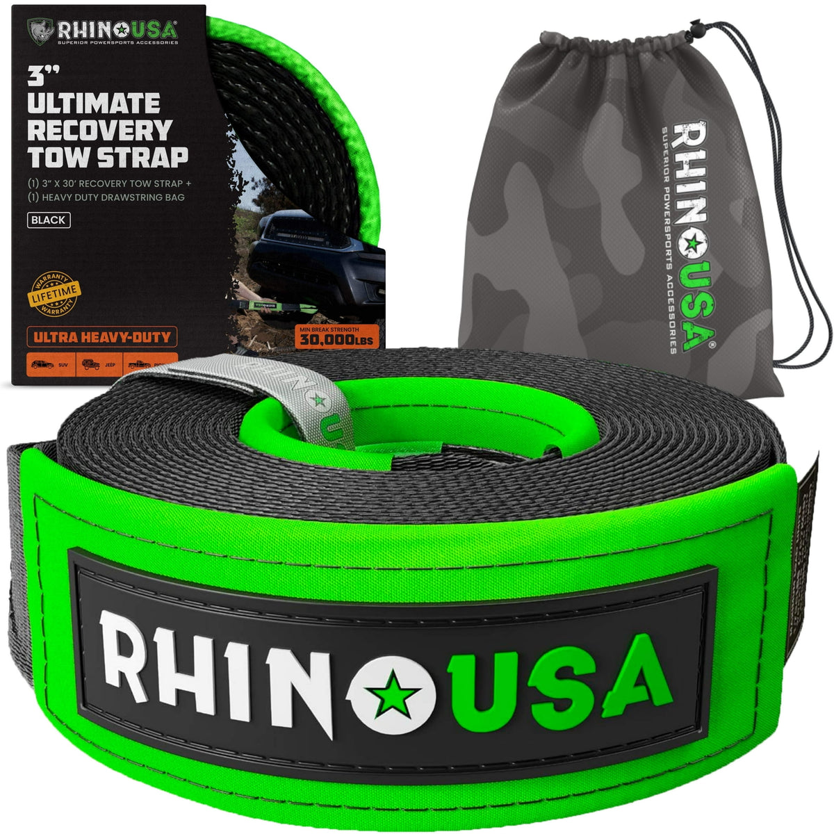 Rhino USA recovery tow strap