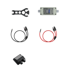 BLUETTI RV5 solar panel wiring pack cables and connectors