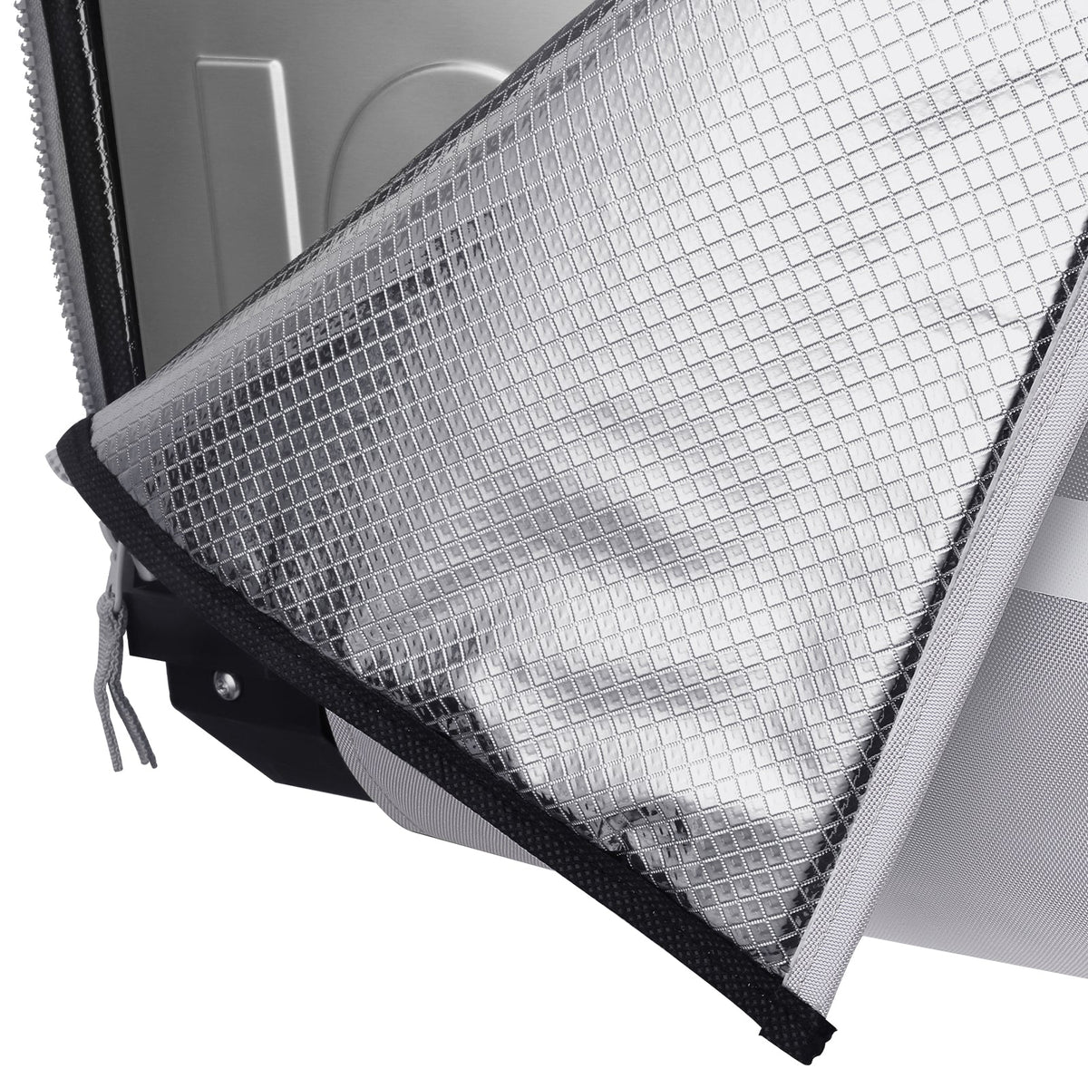 ICECO APL55 insulated protective cover on an APL55 portable fridge, gray
