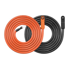 Rich Solar 4 Gauge (4AWG) Battery to Inverter Cable for ALPHA 5 PRO (Orange & Black)