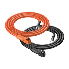 Rich Solar 4 Gauge (4AWG) Battery to Inverter Cable for ALPHA 5 PRO (Orange & Black)