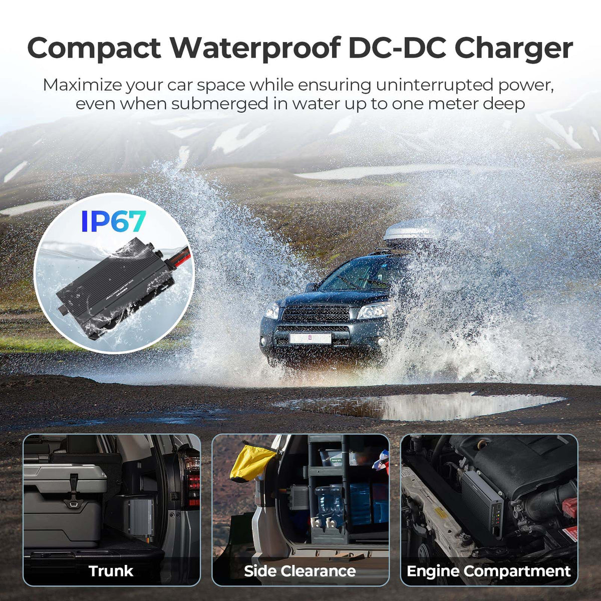 Renogy IP67 50A DC-DC battery charger with MPPT
