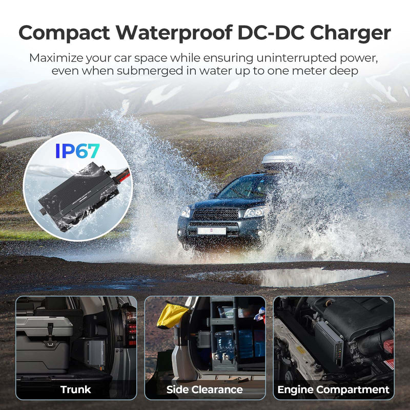 Renogy IP67 50A DC-DC battery charger with MPPT
