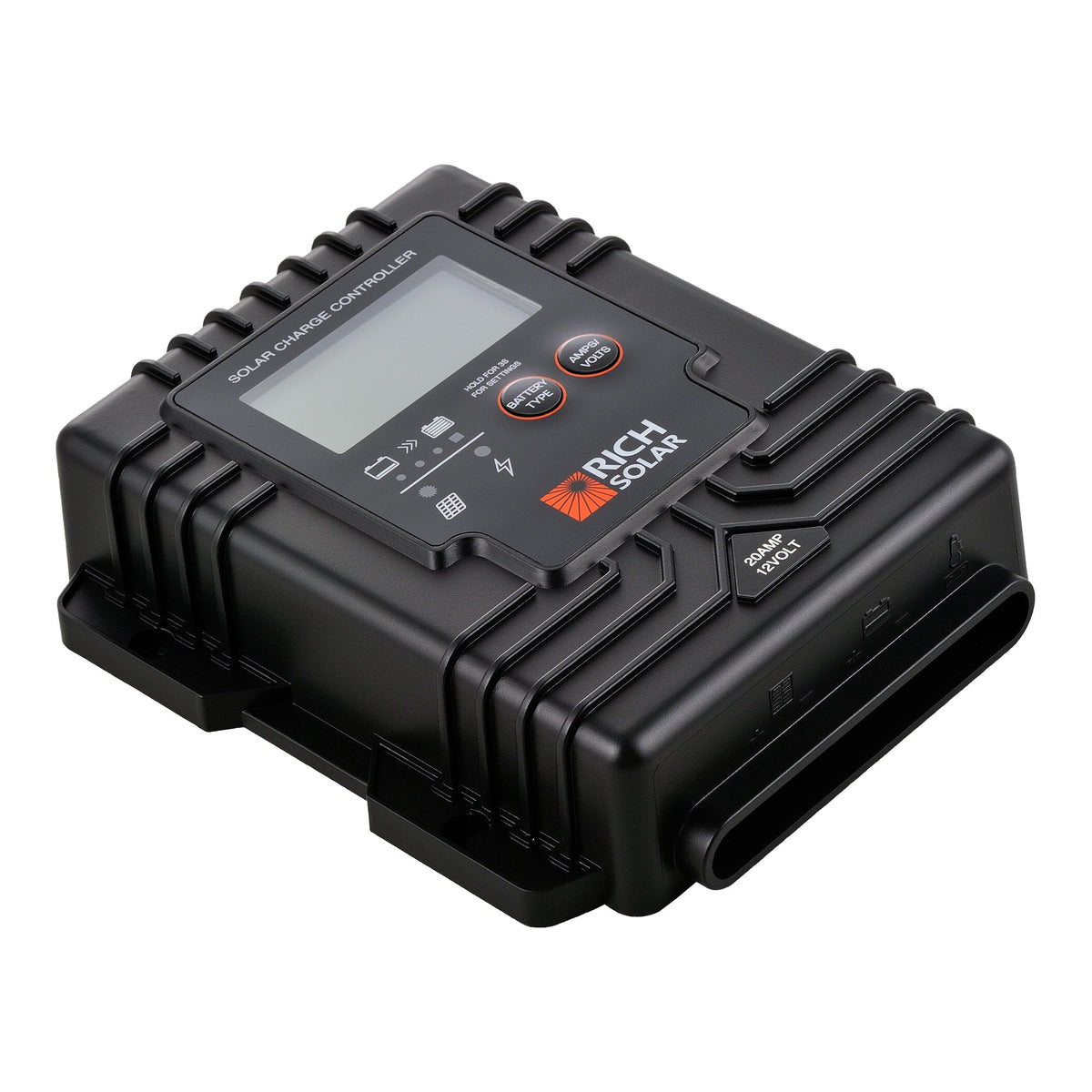Rich Solar BRAVO Waterproof 20 20 Amp Waterproof PWM Solar Charge Controller