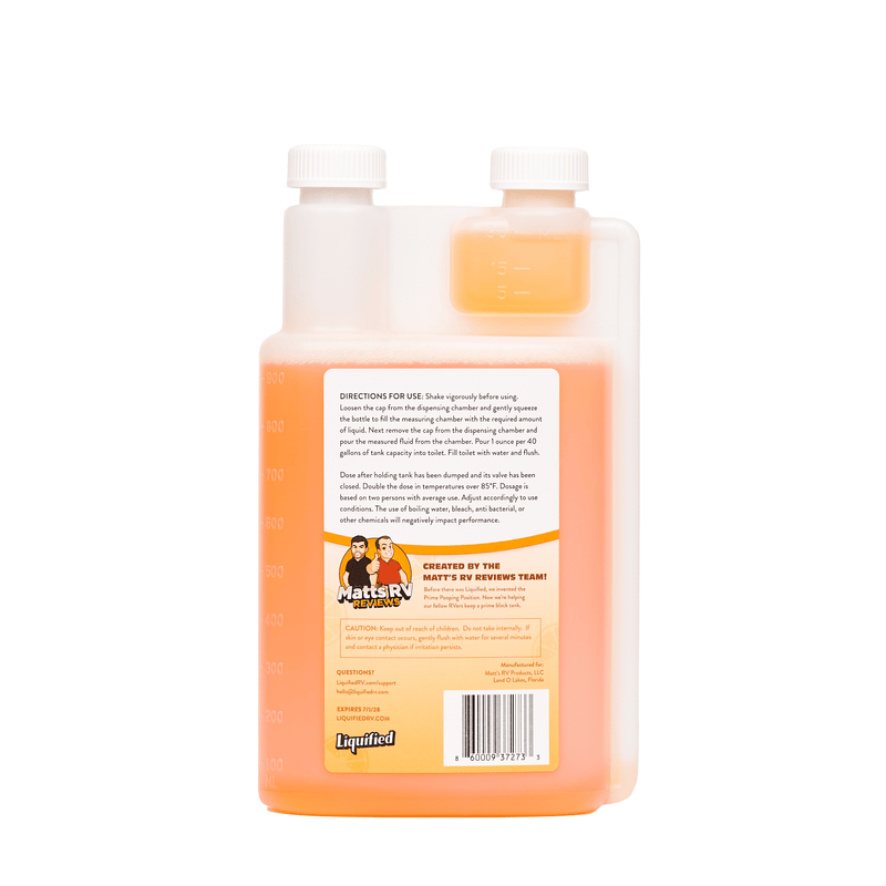 Liquified RV toilet treatment, view 2