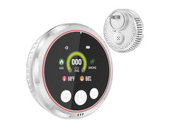 5-in-1 plug-in CO smoke gas detector