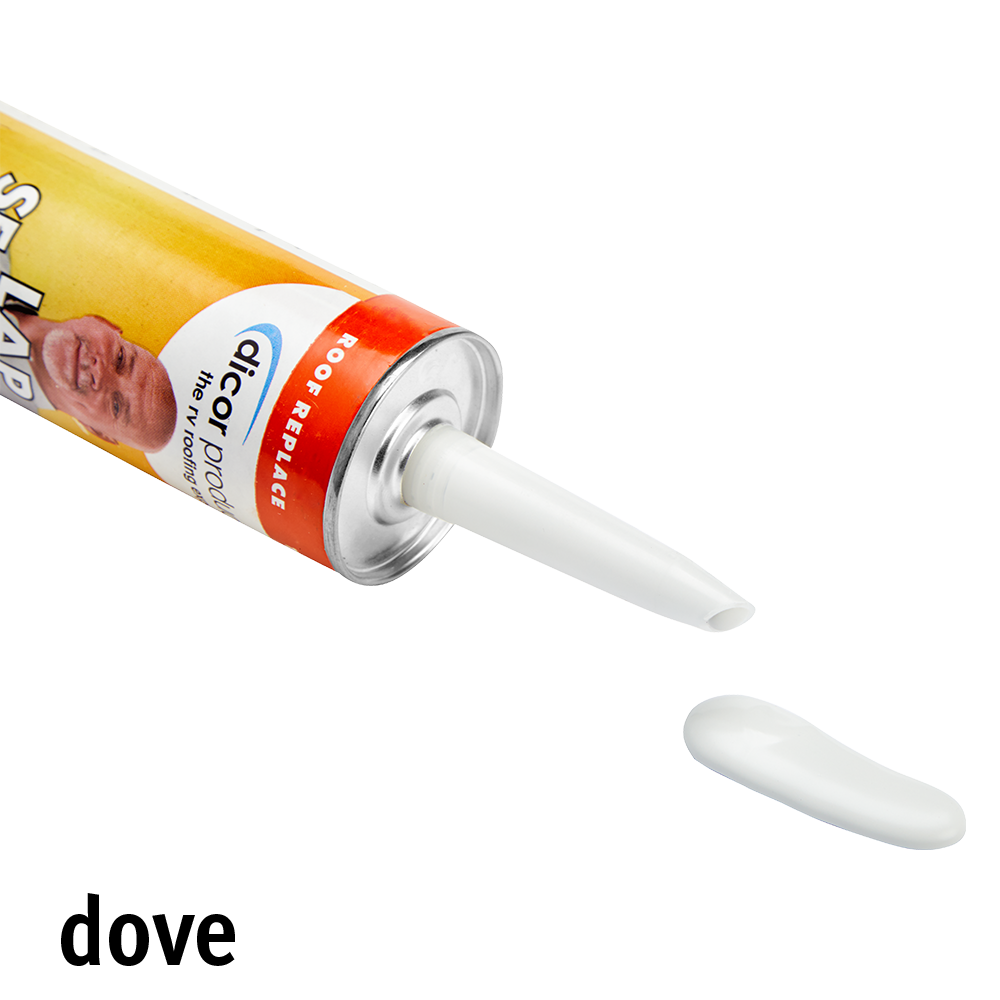 Dicor Self-Leveling Lap Sealant, White, Case of 25 Tubes - view 4