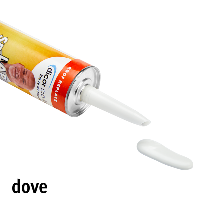 Dicor Self-Leveling Lap Sealant, White, Case of 25 Tubes - view 4