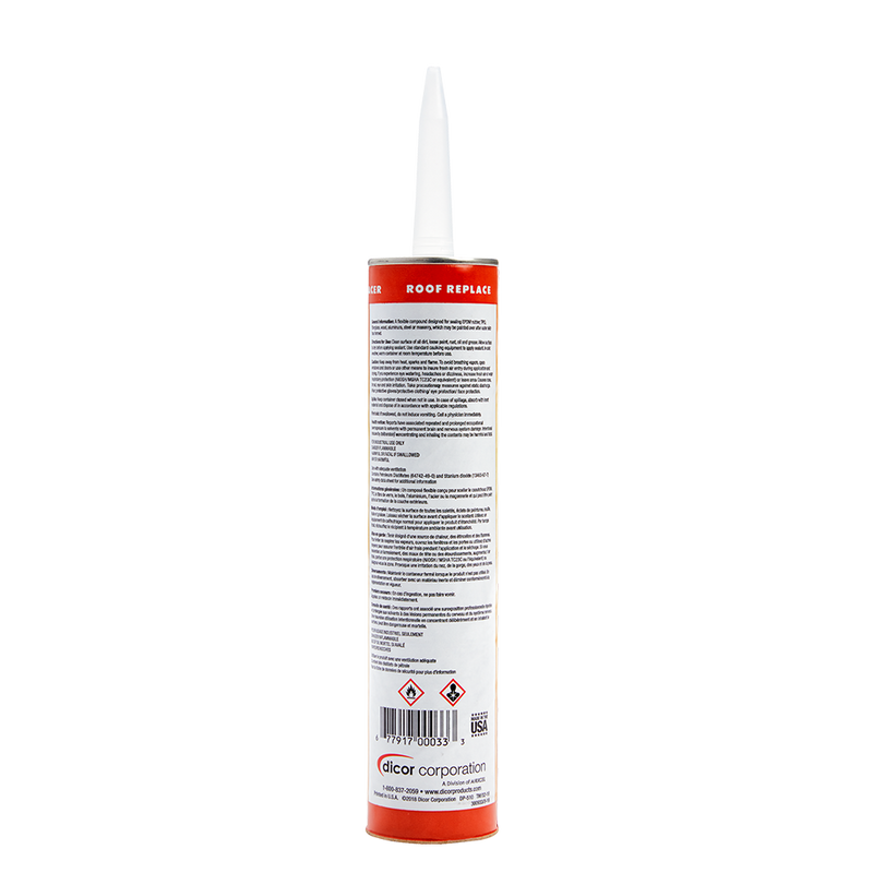 Dicor Self-Leveling Lap Sealant, White, Case of 25 Tubes - view 3