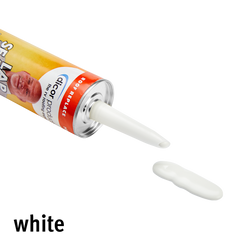 Dicor Self-Leveling Lap Sealant, White, Case of 25 Tubes - 501LSW-25