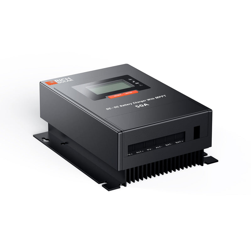 Rich Solar BRAVO 50 DC 50 Amp DC-DC Solar Charge Controller with MPPT