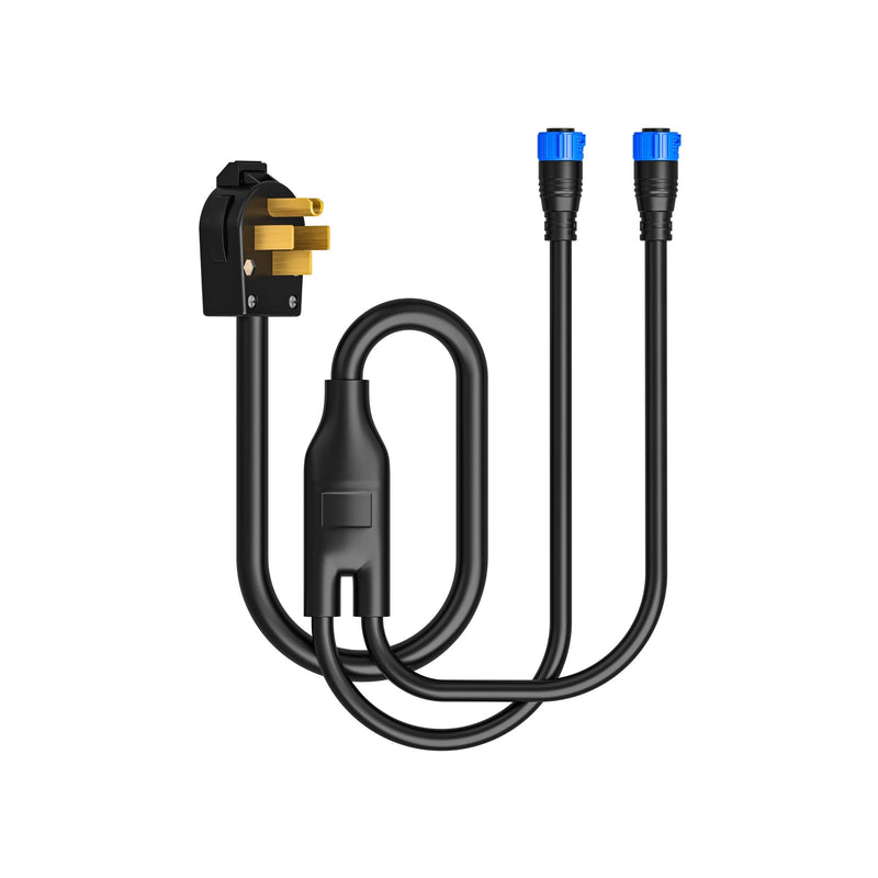 BLUETTI AC parallel charging cable with two station plugs