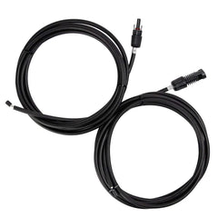 Renogy solar adaptor kit cable pair with solar connectors and bare ends