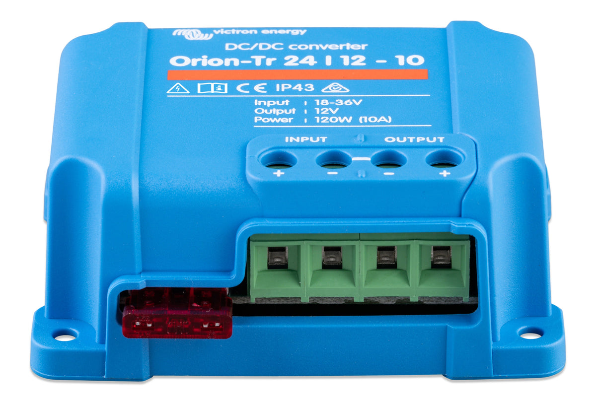 Victron Orion-Tr 24V DC-DC Converter – 2.9 x 3. 7x 1.5 - Orion-Tr 24/12-10 (120W)