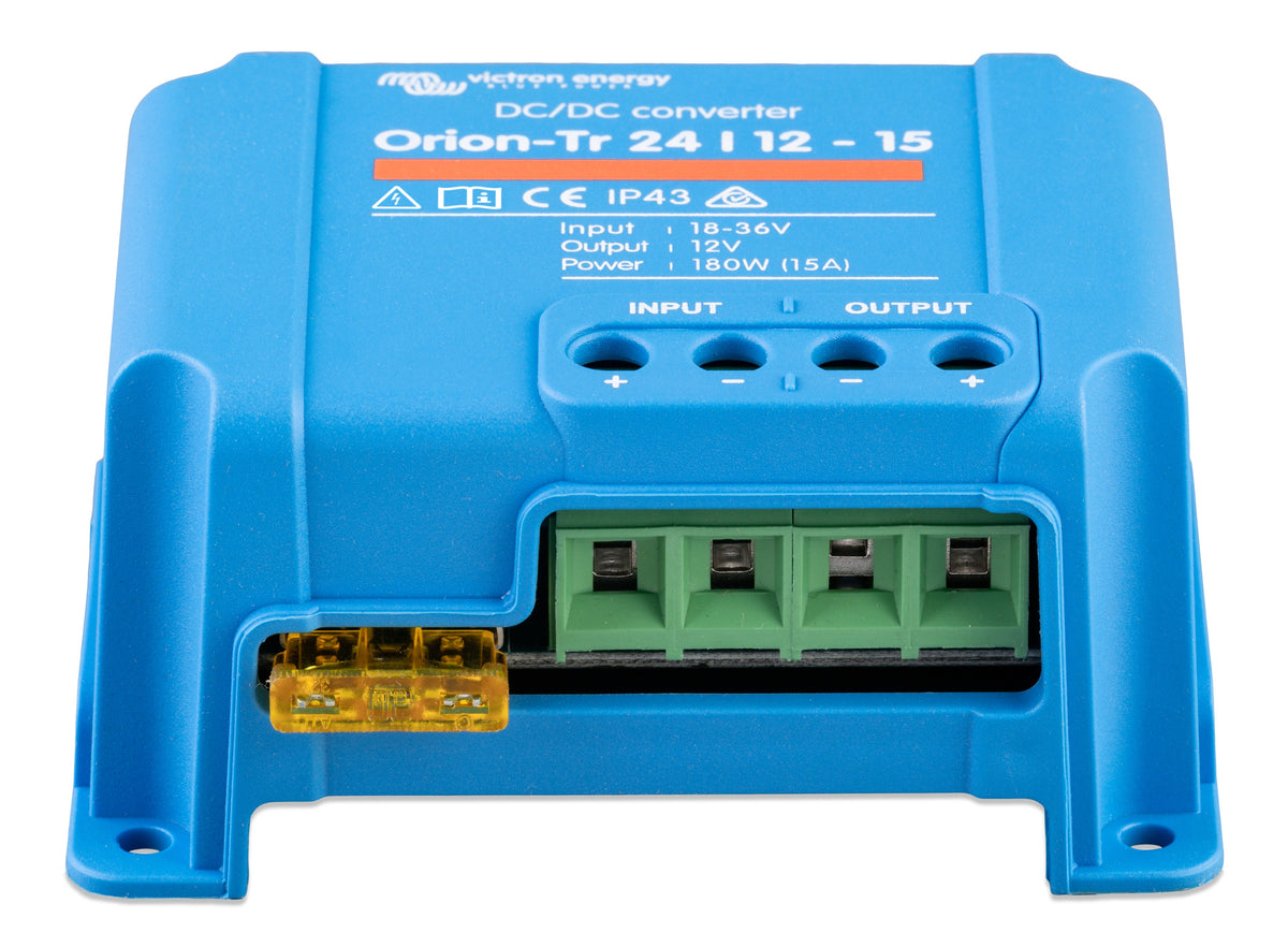 Victron Orion-Tr 24V DC-DC Converter – 2.9 x 3.7 x 1.8 - Orion-Tr 24/12-15 (180W)