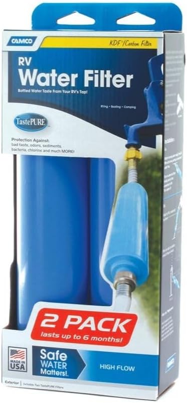 Camco TastePURE KDF/Carbon RV Water Filter, 2-Pack - view 3