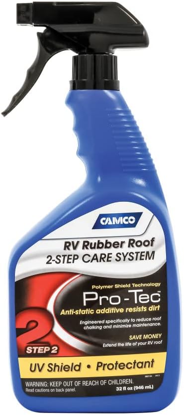 Camco Pro-Tec Rubber Roof Protectant, 32 oz