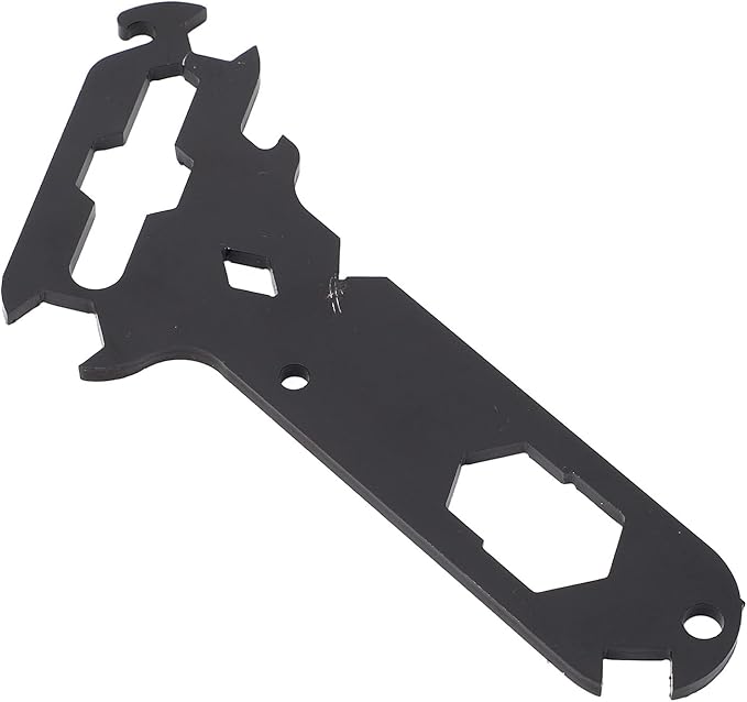 Separate Rigger Tools, 14 in 1 Steel DTY Multitool, Portable Nut Tool, Bottle Opener, Barn Door Tool, Universal Applicable Tool for, RV, Ships, Home
