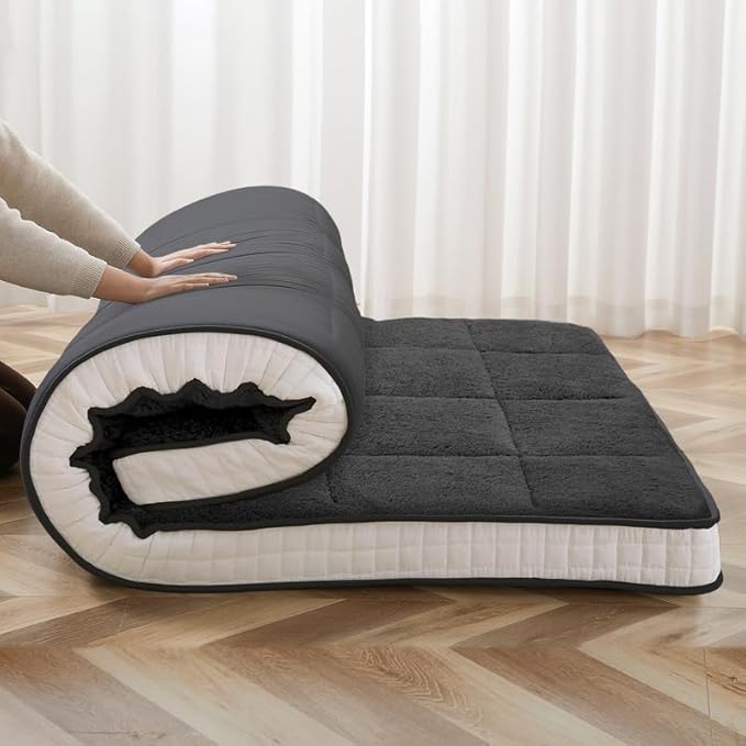 Twin Plush Foldable Japanese Floor Futon Mattress