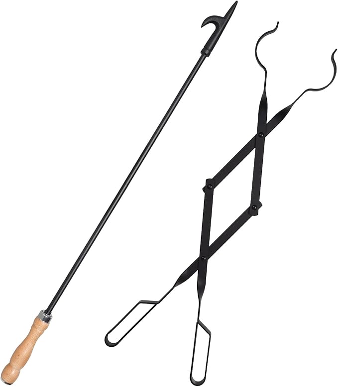 Campfire Poker & Tongs Tool Set 32"/26" – RV Parts Giant