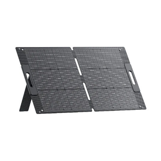 BLUETTI SP100L 100W foldable solar panel unfolded