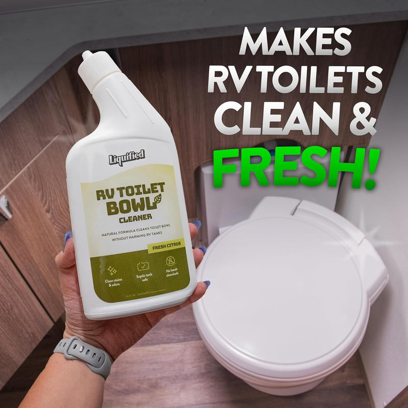 Liquified RV toilet bowl cleaner 24 oz
