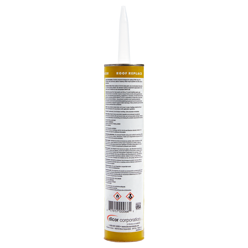 Dicor Non-Sag Lap Sealant (Non-Leveling), 10.3 oz Tube - view 3