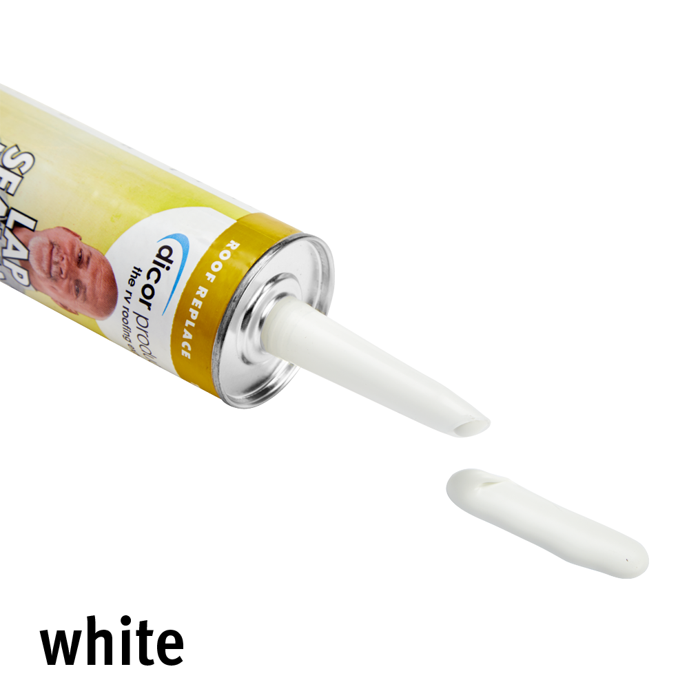 Dicor Non-Sag Lap Sealant (Non-Leveling), 10.3 oz Tube - 551LSW-1