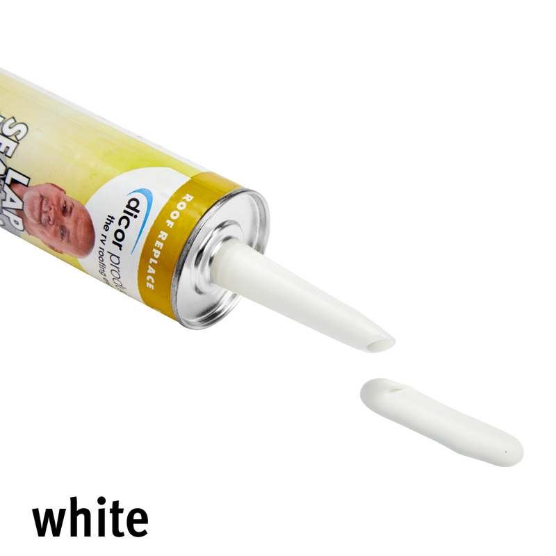 Dicor Non-Sag Lap Sealant (Non-Leveling), 10.3 oz Tube - 551LSW-1