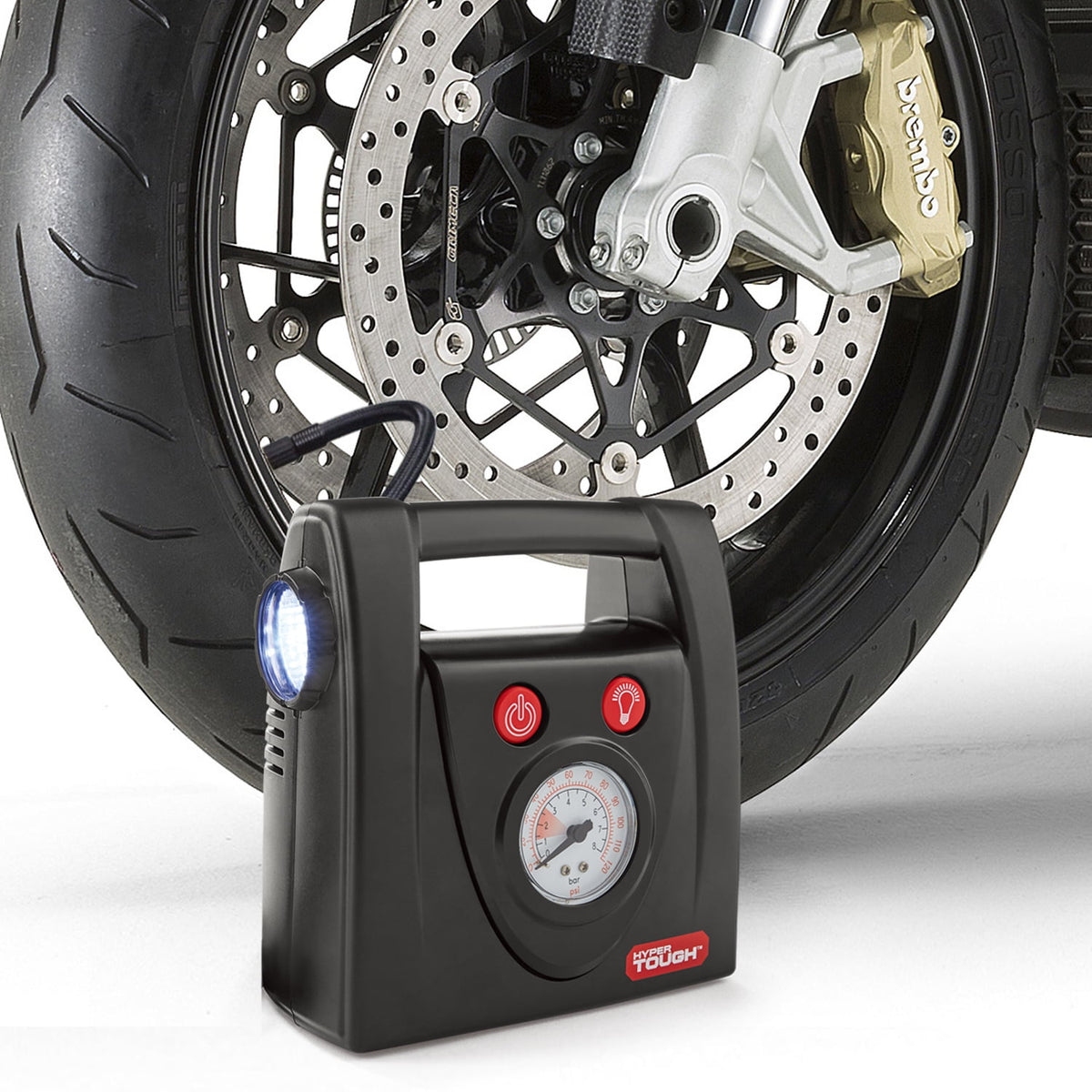 Hyper Tough 12V tire inflator, view 5
