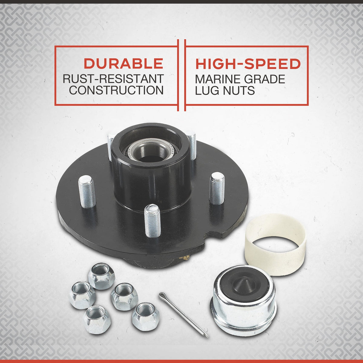 Ultra-Tow XTP trailer idler hub 5 on 4.5